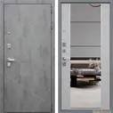 Входная металлическая Дверь АСД Дуэт Бетон с зеркалом