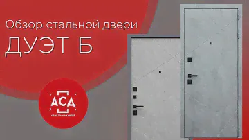 Обзор стальной двери ДУЭТ Б