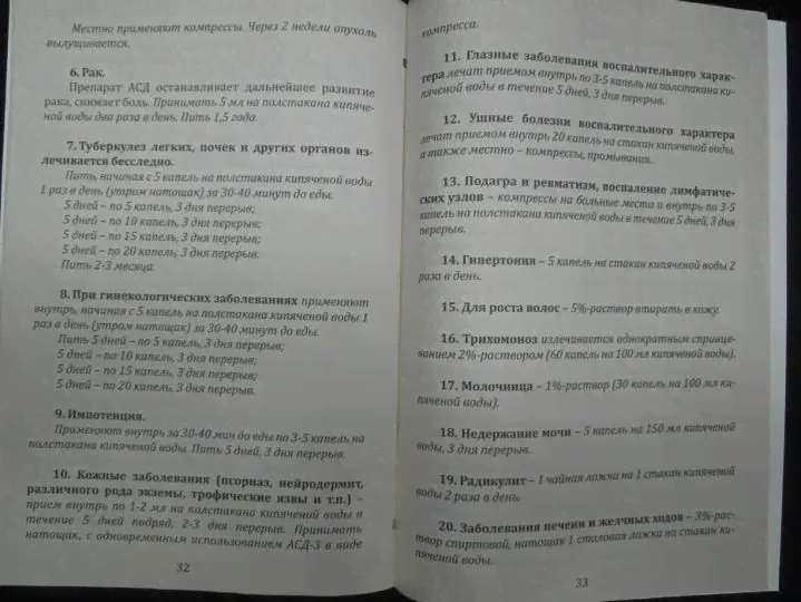АСД. Антисептик-стимулятор Дорогова-1